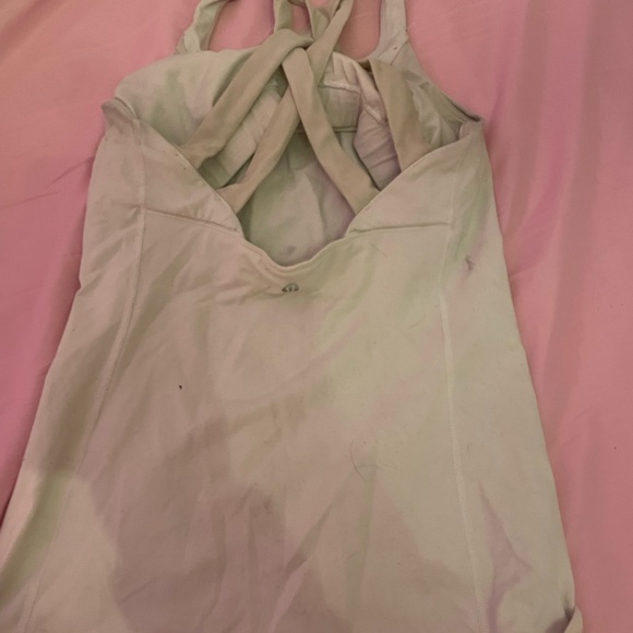 White Lululemon Tank - Picture 2 of 2